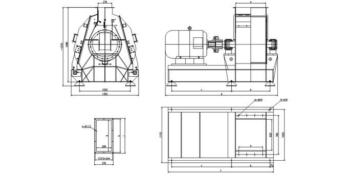 Large Output Grains Maize Corn Soybean Wheat Hammer Mill Crusher For Sale