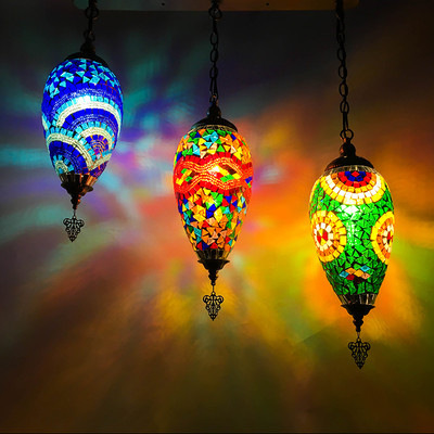 Bohemian chandelier Southeast Asian Cafe Restaurant Hotel Club Turkish chandelier(WH-DC-25)