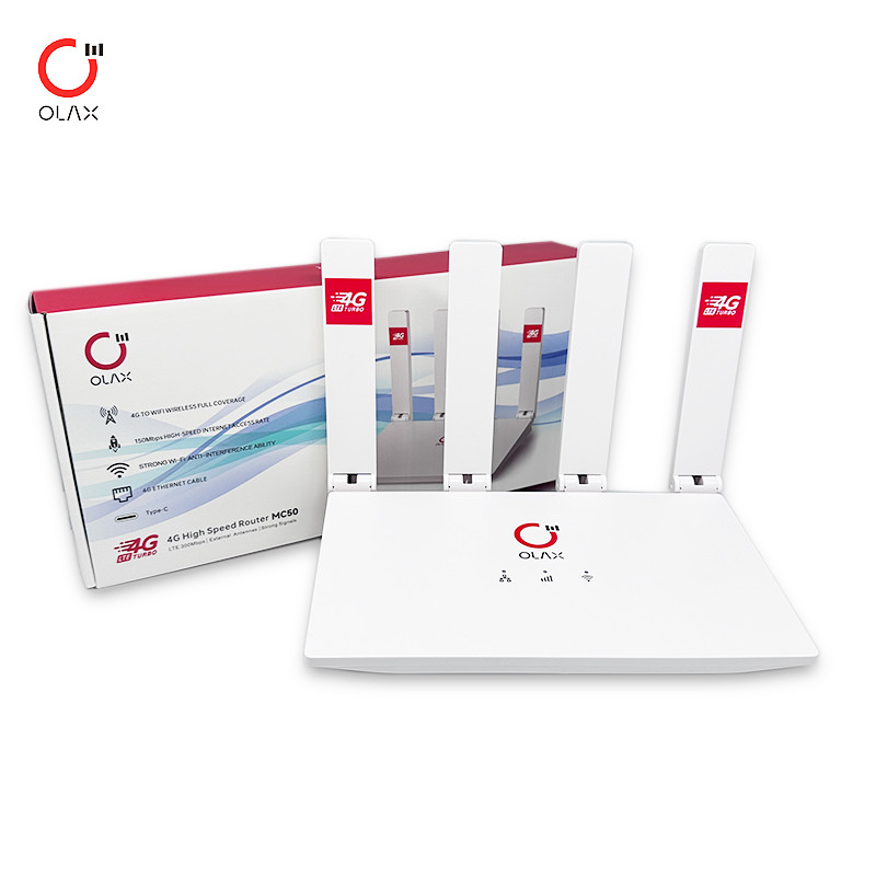 OLAX MC50 Custom Cat4 Modem Router Unlocked High Speed Wireless CPE LTE 4G Home Mini Router