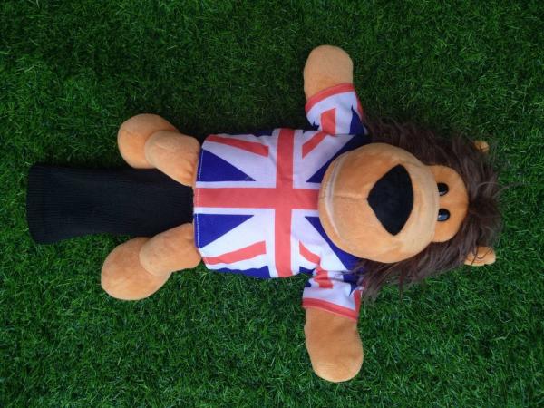 golf head cover , dog head cover , animal head cover , plush head cover , driver