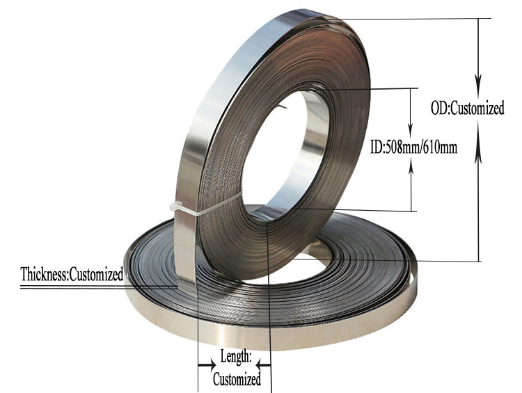Ss 430 Cold Rolled Stainless Steel Strip With BA Hailrine Surface