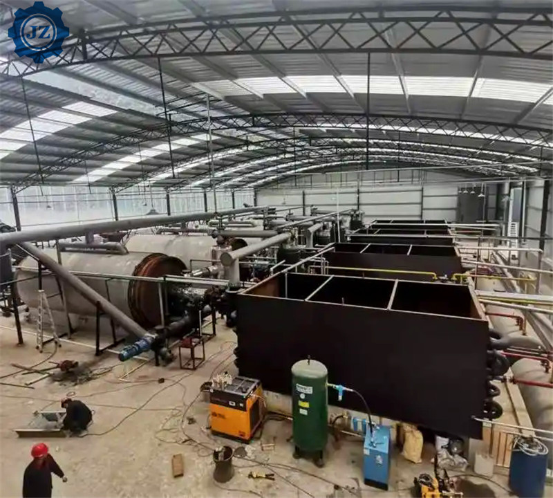 30 Ton Fully Continuous Automatic Waste Tyre Recycling Pyrolysis Plant For Fuel Oil