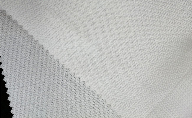 PA / PES Coating Fusible Interfacing 100% Polyester Double Dot Woven For Women And Men Suits