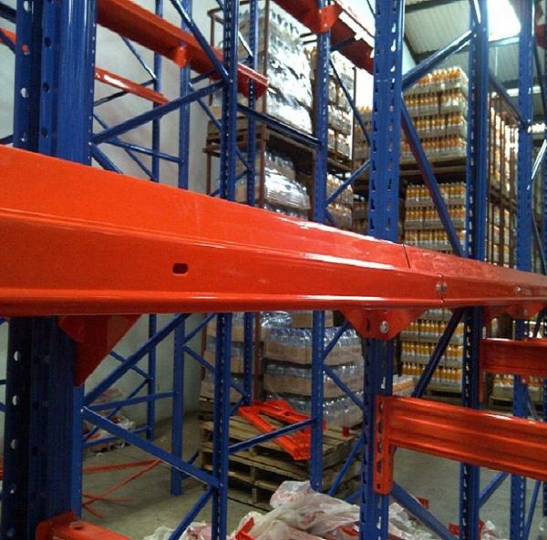 Industrial Drive In Drive Through Racking System Heavy Duty Steel Q235 Material