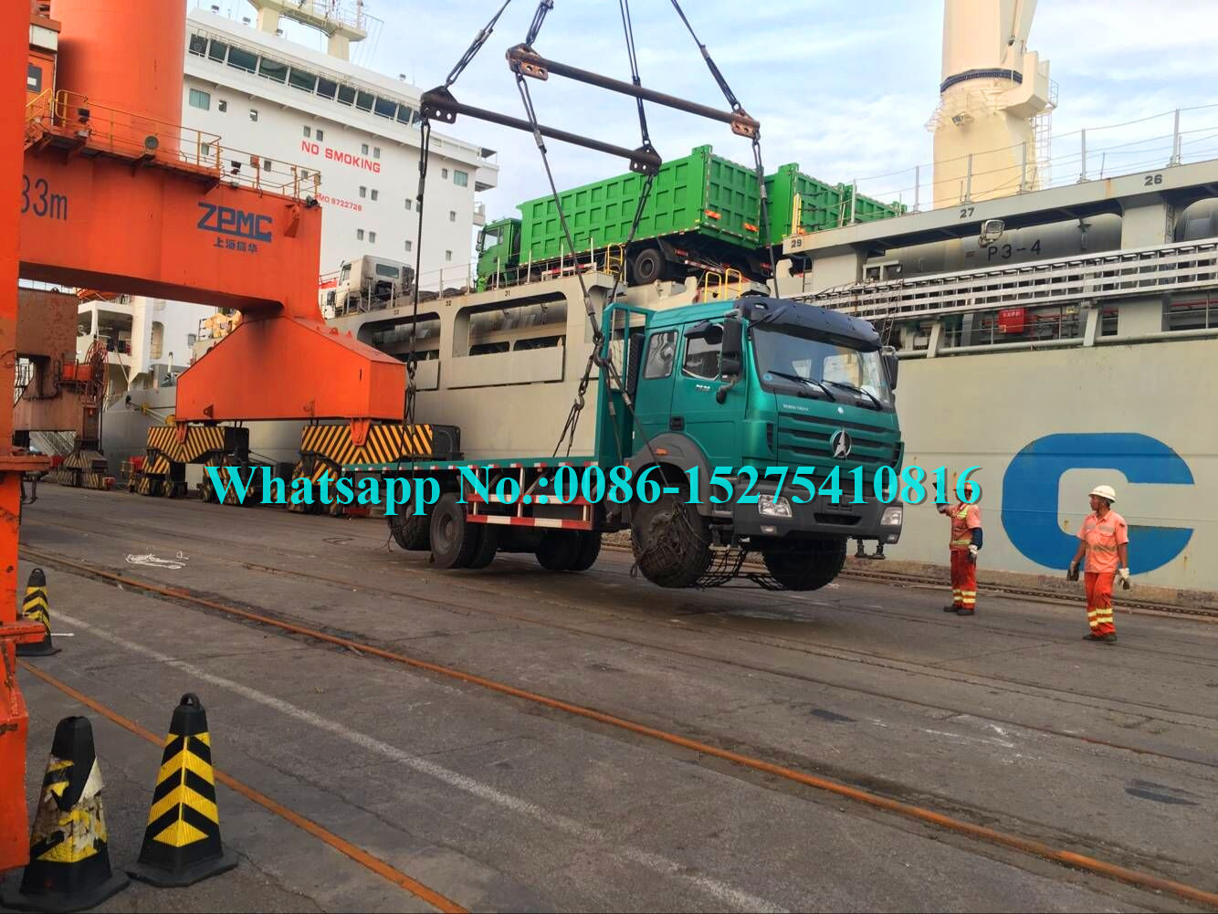Orange 2642 420hp 6x6 Heavy Cargo Truck With FAST Gearbox 12.00R24 Tire