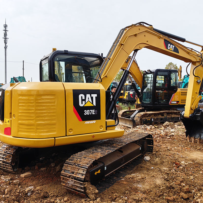 Used Caterpillar 307E Excavator 0.3m³ Bucket Capacity C2.6 Turbo Engine Great Performance