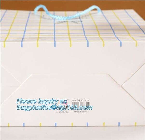 Luxury Paper Gift Carrier Shopping Bag Party Bag with Handles,printed paper carrier bag for apparel shopping bag, bageas