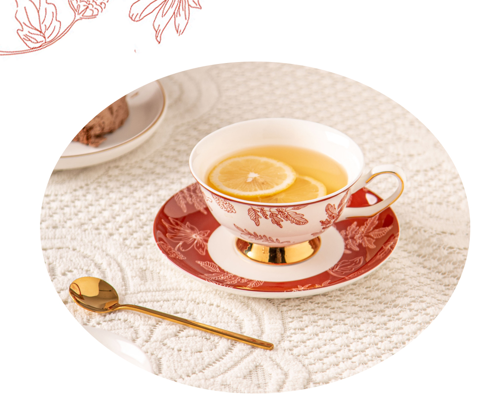 Christmas 2024 Supplies Cup Saucer Christmas Ceramic Tableware 200ml 6.76 Oz For Women