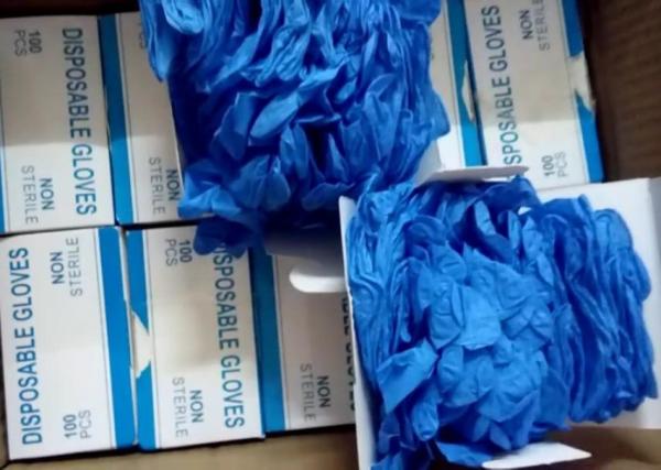 100% Nitrile Disposable Hand Gloves Non Medical Touch Screen Safety Nitrile