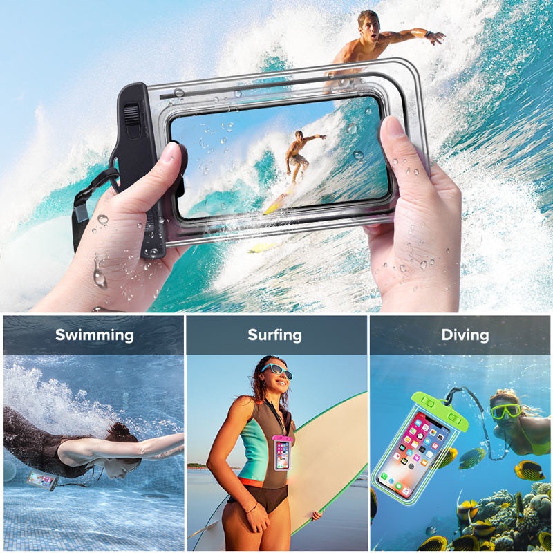 Lanyard Waterproof Cell Phone Pouch Waterproof Phone Case Universal Floating Bag