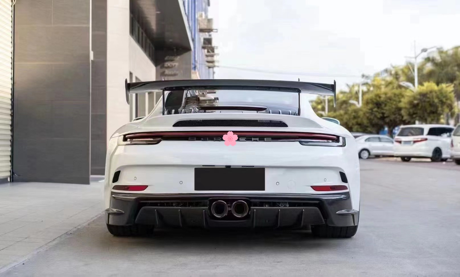 Auto Parts for Porsche 911 992 Body Kit 992 Upgraded GT3-style Carbon Fiber Front and Rear Bumpers Spoiler Hood Body Kit