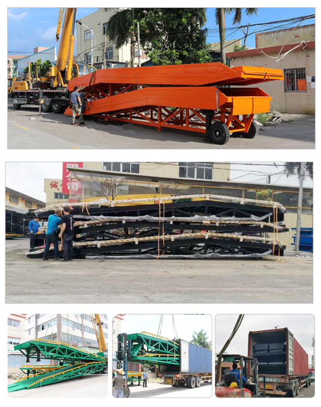 Hydraulic Dock Ramp Loading And Unloading Goods From Trucks 12 Months Warranty 0