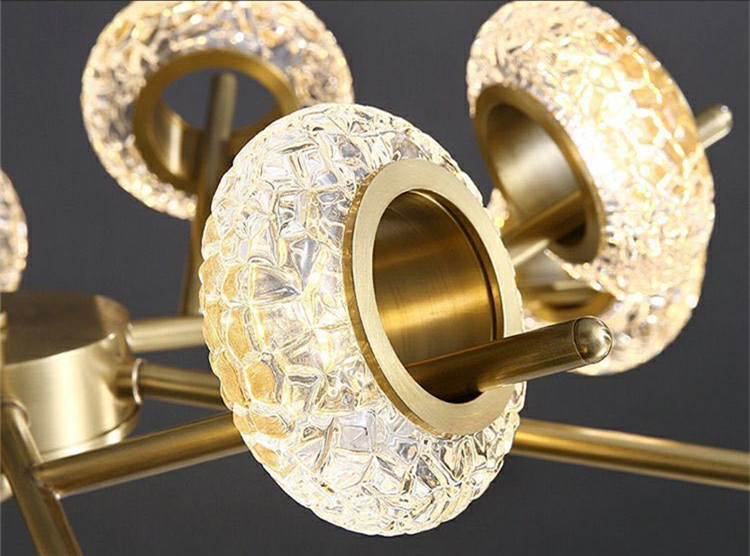 Fashion Elegant Crystal Pendant Light Modern Style D68*H55cm Size