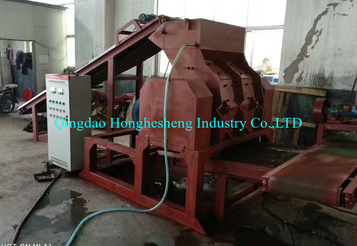 Unvulcanized Uncured Green Scrap Rubber Steel Separator 15CM 17CM Automatic