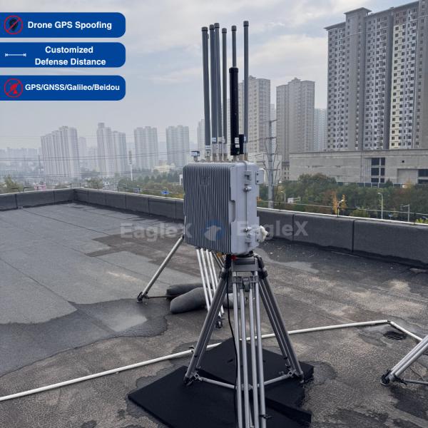 Drone FPV GPS, BeiDou, GLONASS Galileo Spoofing Device For Airport, Prison,
