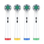 Gentle Clean Rotary Round Electric Toothbrush Heads With Soft Dupont Bristles