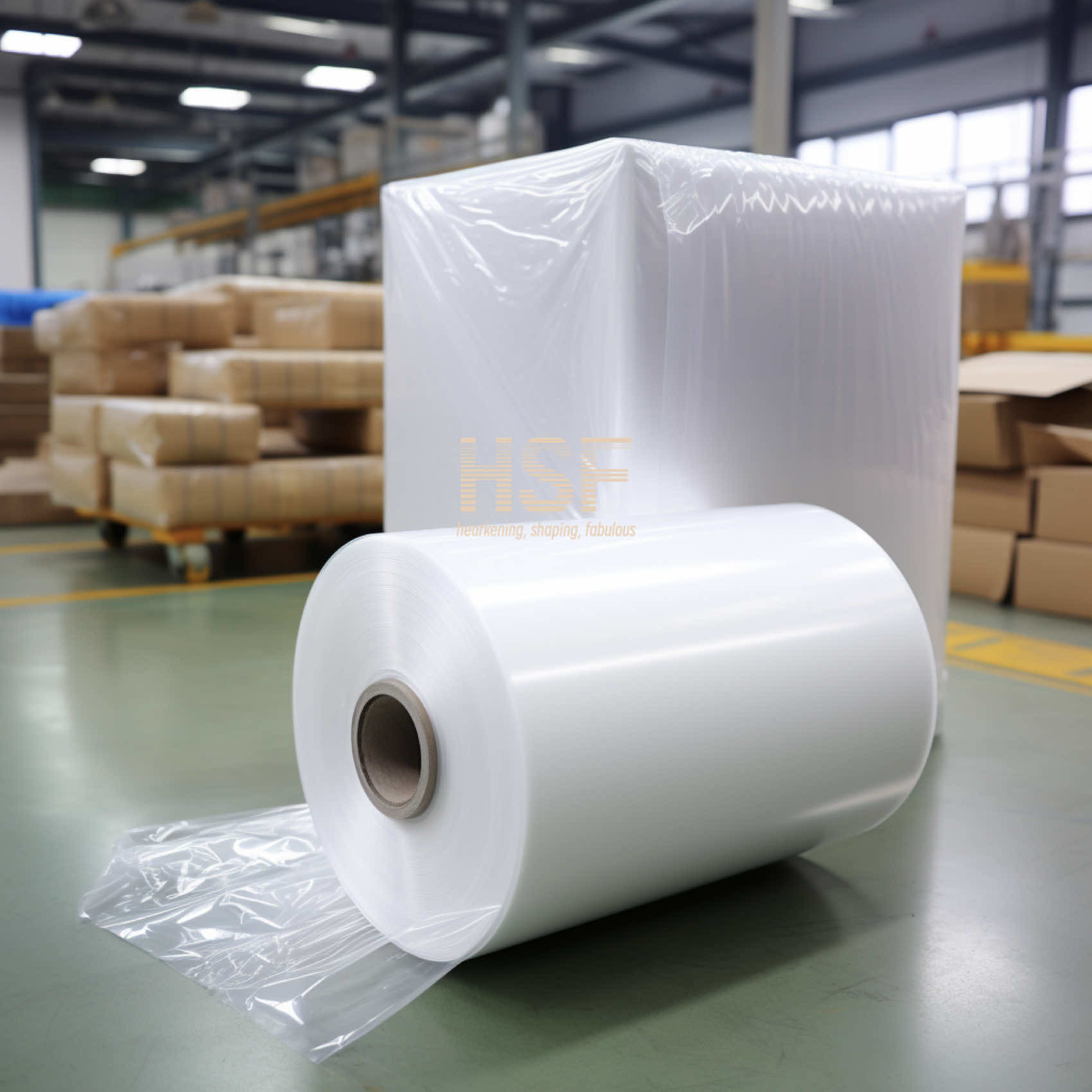 50uM Translucent White Monoaxially Oriented Polyethylene Film For Packaging