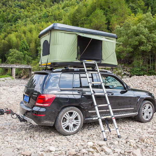 Factory Supply 2020 Outdoor Camper Camping Black ABS Plastic Hard Shell Roof Top