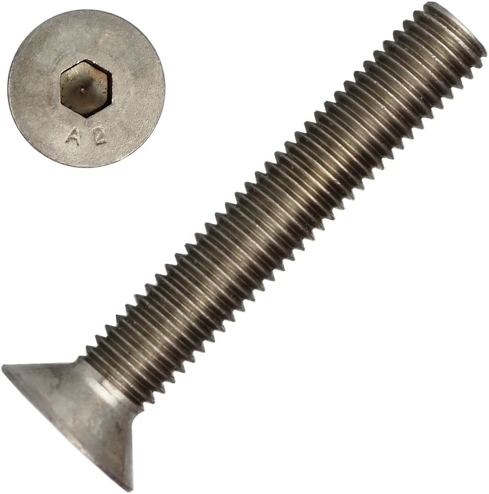 ANSI/ASME B18.3 Flat Head Countersunk Socket Cap Screw A2/A4 StainlessUNC/UNF