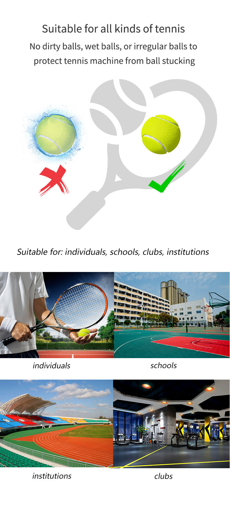 S2015 Tennis Ball Machine Server 150 Balls Capacity Topspin adjustment
