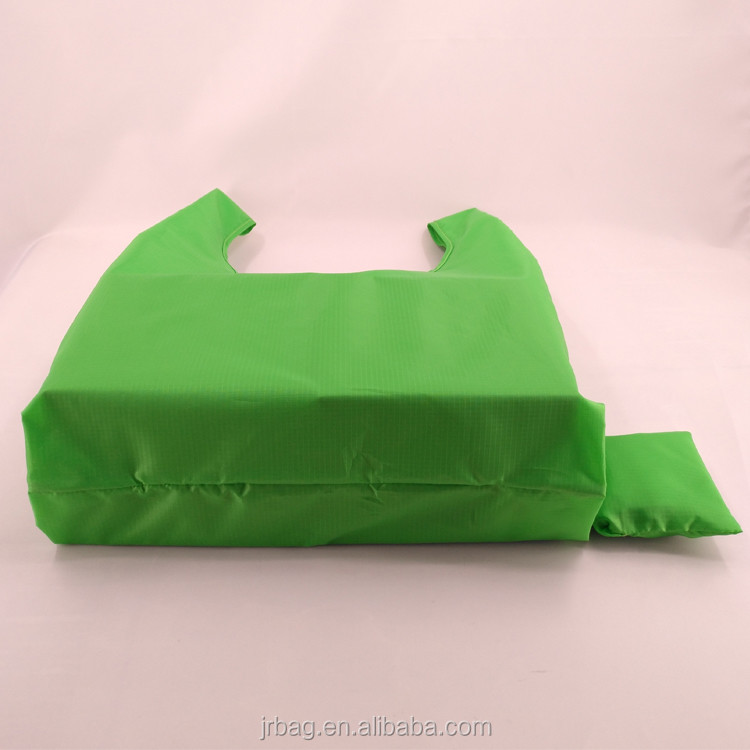 Recycle Polyester Foldable Shopping Bag Grocery Bag With Custom Logo