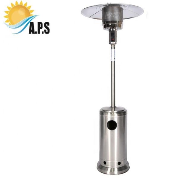 Grey Powder Coated Patio Heater Mushroom Gas Garden Heater China Factory Patio