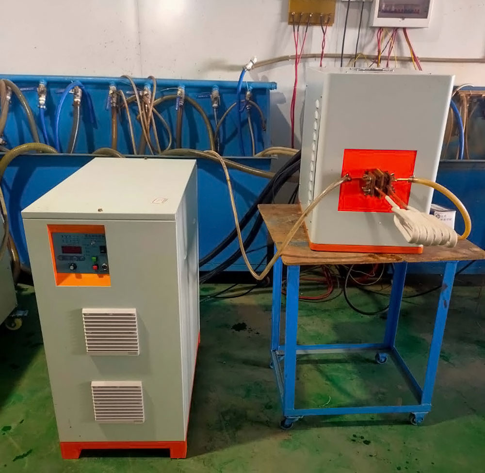 80-200Khz 100KW Ultrahigh Frequency Induction Heater Induction Heat Treating Equipment