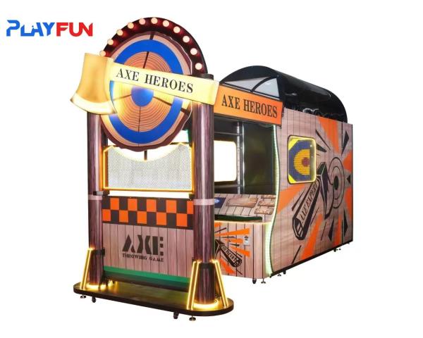 Coin operated Axe throwing sport game Axe Throwing axes game machine