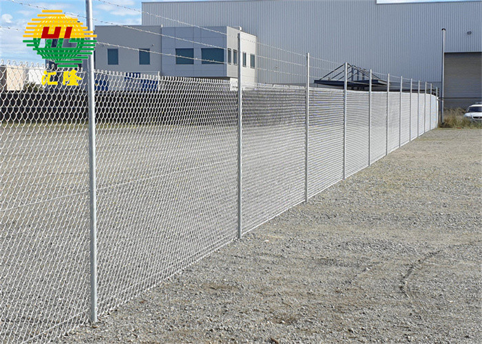 10 Gauge Steel Wire Heavy Galvanised Chain Link Fence 6ftx 45ft Roll