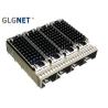 Buy cheap 1 X 4 Ganged SFP Solutions Cage 0.25mm Copper Alloy Mounting Foot With Gasket from wholesalers