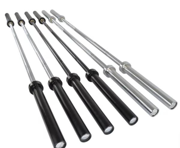 Wholesale Gym Fitness Weight Lifting Handle Chrome 2200mm 1500mm Barbell Bar No