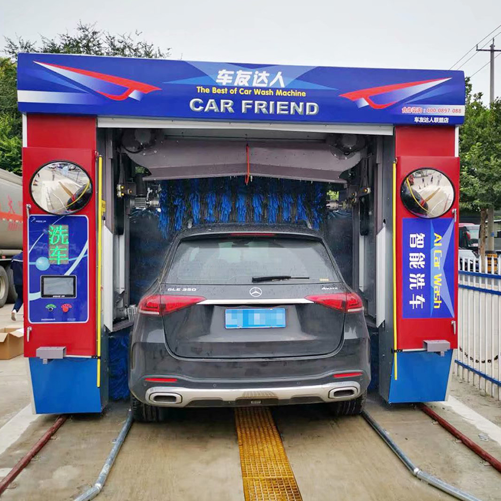 Total Machine Power 39kw Fully Automatic Car Washing System with Foaming Waxing Function