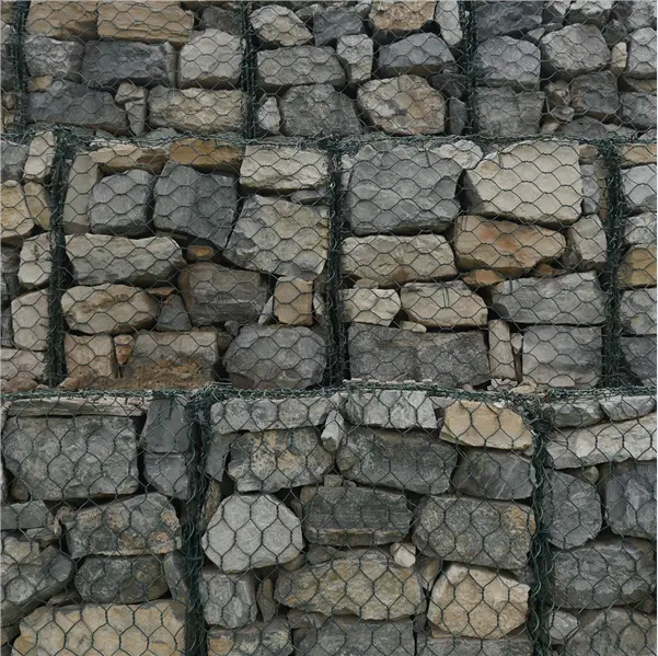High Quality Anti-corrosion Retaining Walls Stone Baskets Weave Gabion Box Plastic Gabion Basket For Sale