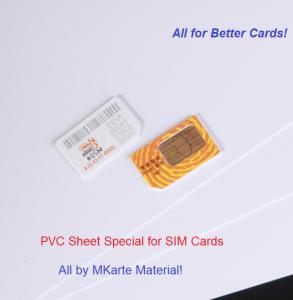  Special Sheet Materials Pvc Plastic Sheet For SIM Card Body Production Manufactures