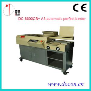 China DC-8600CB+ perfect binding machine with side glue on sale