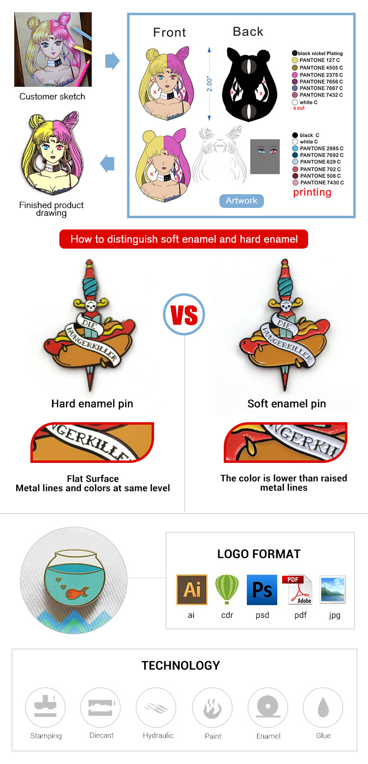 Christmas Enamel Pin Badges Engraved Metal Name Badge Gifts For Kids