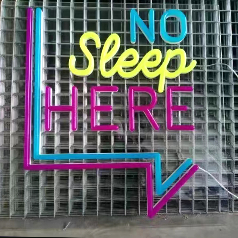 Custom Store Logo Name Neon Sign Letters Outdoor Customized Size Led Neon Light Sign