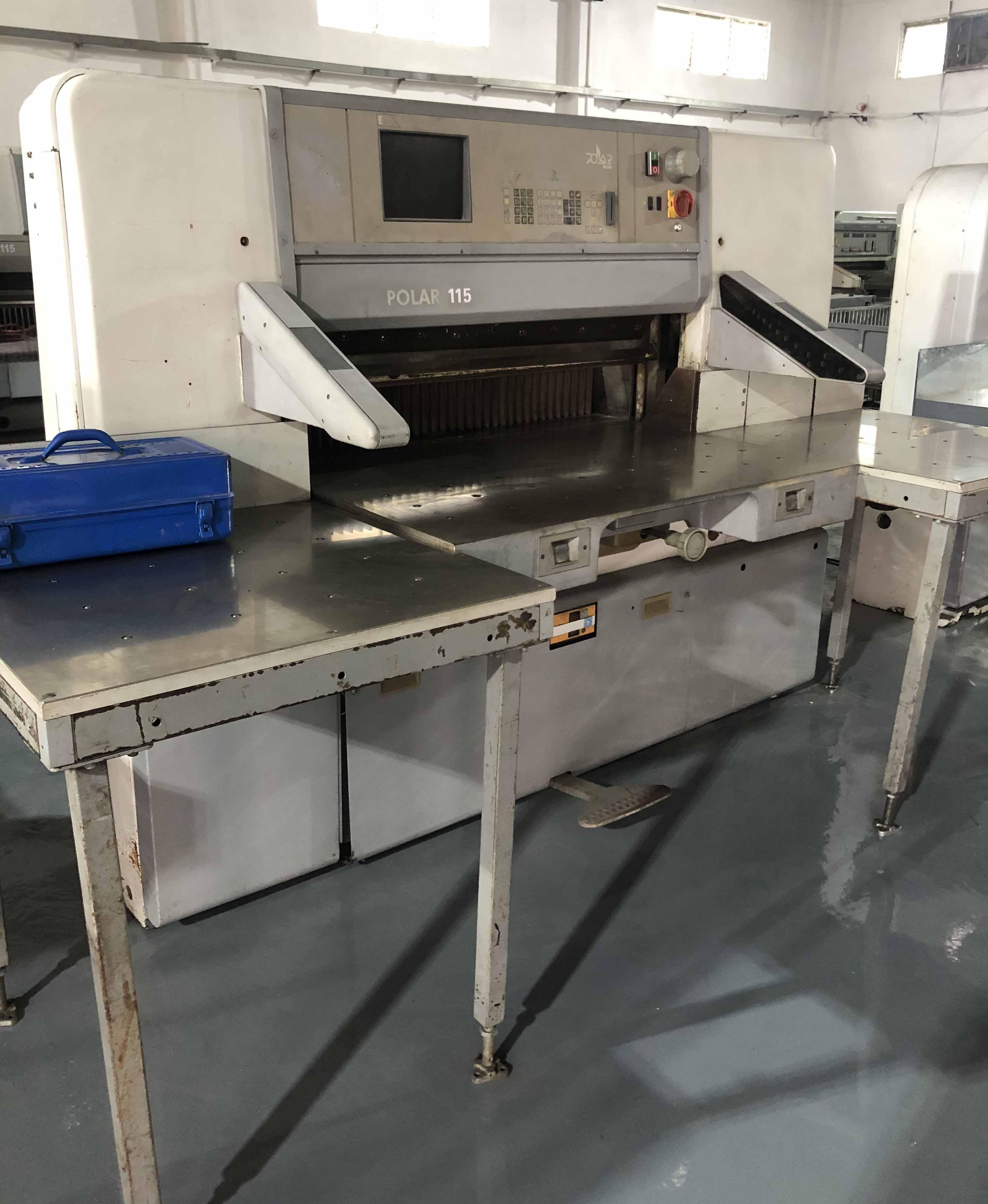 High Productivity Computerized Polar 115cm Paper Guillotine Programming Paper Cutting Machine