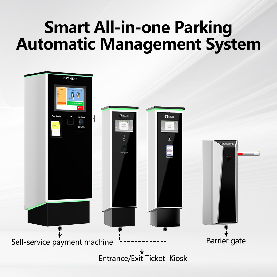 Indonesia Parking Ticket Kiosk Solution Entry Ticket Parking System