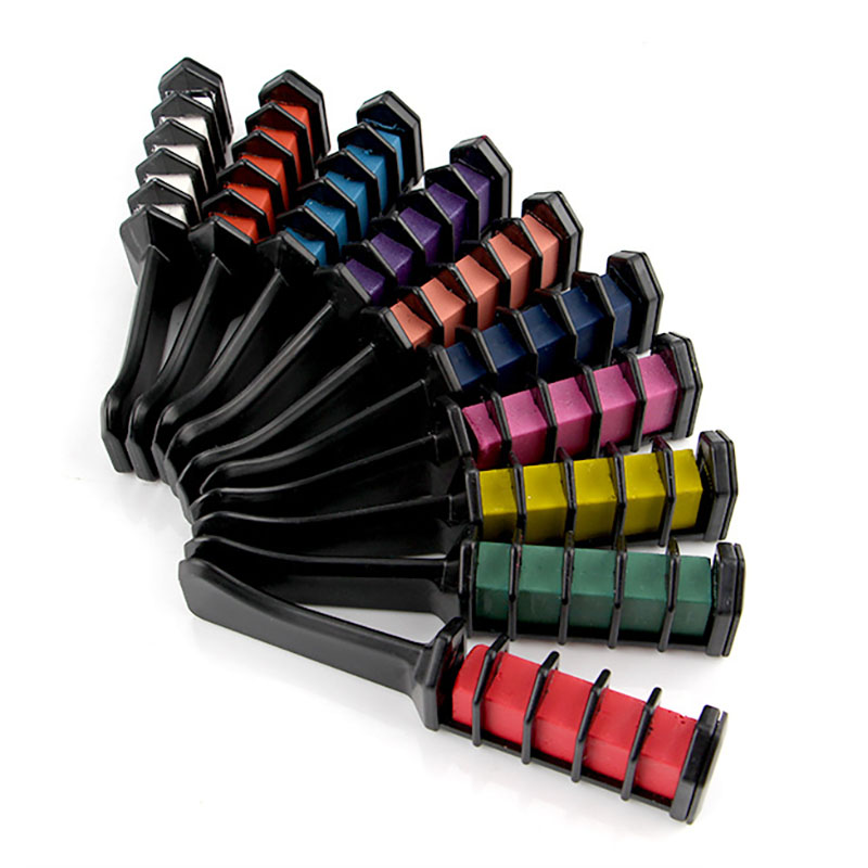 95 ml Volume Salon Hair Color Hair Chalk Comb Customize Temporary Washable Dye for Kids