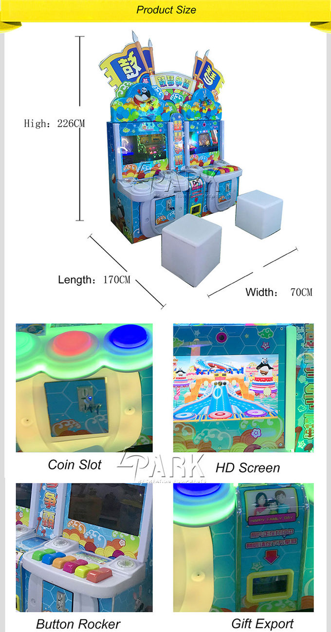 1 Player Coin Operated Arcade Machines , Magic Drum And Piano Music Game Machine