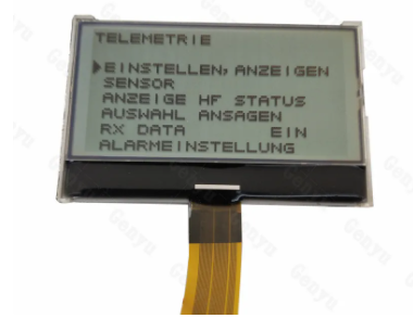  2.7 Inch 128x64 Graphic LCD Display 3.3V with 26PIN FPC Manufactures