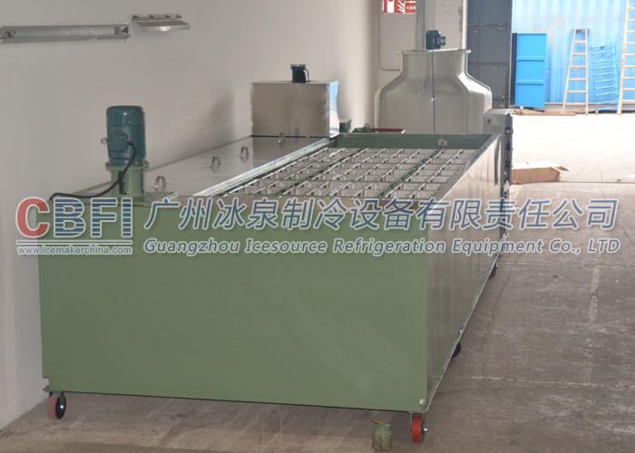 Compressor 10 Ton Ice Block Machine For Big Ice Block Produce Energy Saving