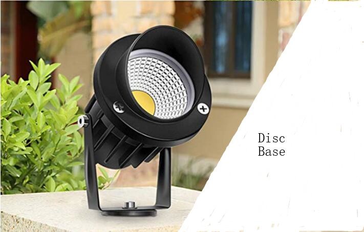 COB LED Garden Lights ，3000K Outdoor Yard Lights Have Driver Inside