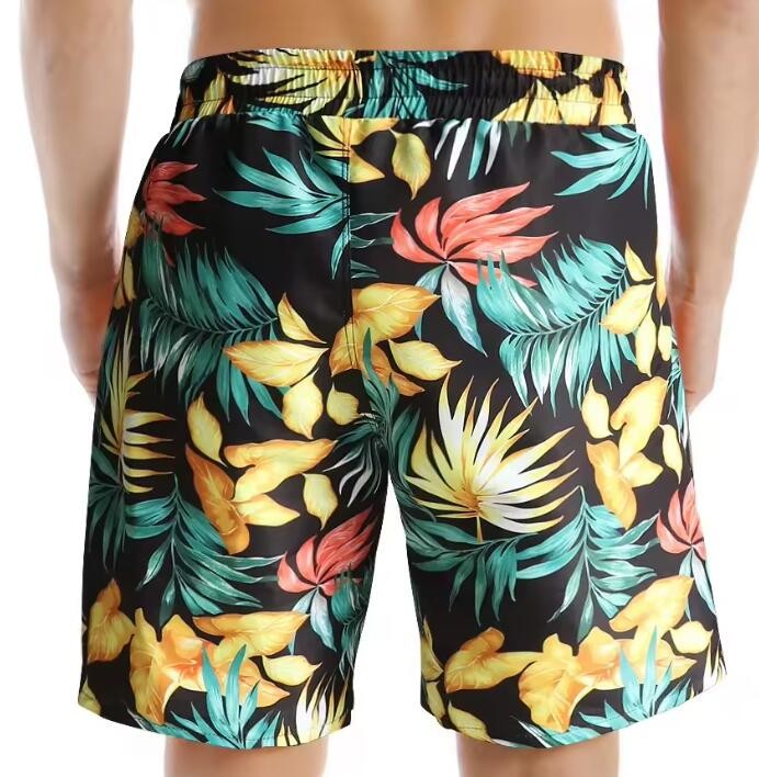 Digital Print Quick Dry Mens Swimming Trunks