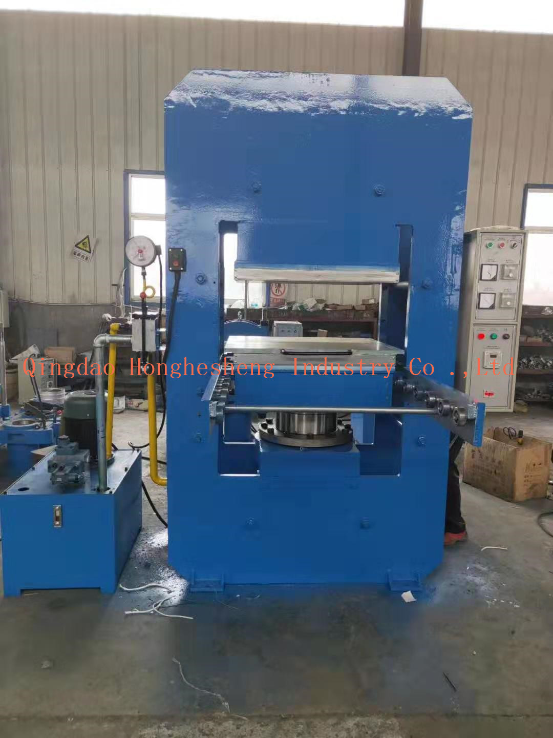 New design frame type vulcanizing press for curing rubber product with high quality in factory price