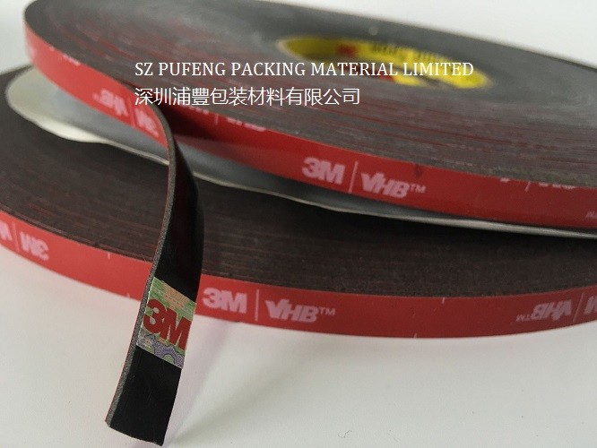 Heavy Duty Mounting Heat Resistant Acrylic Foam Tape 0.64mm pull tabs
