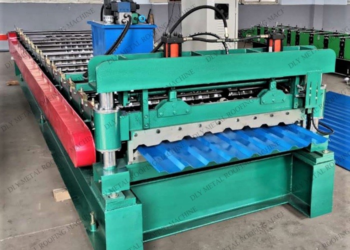 Cr12 Plc Corrugated Roll Former For Galvanized Sheet