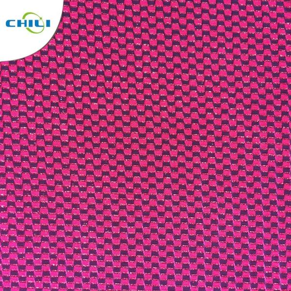 Multicolored Grade 3 Glitter Fabric Mixed Color Leather for Wallpaper Covering