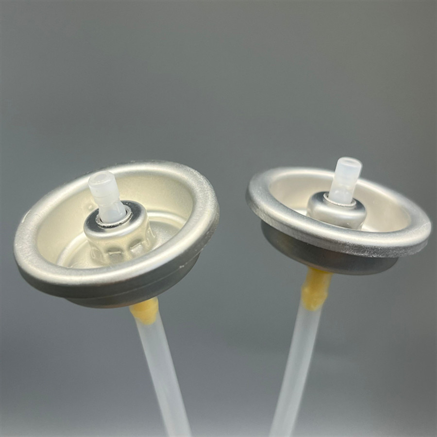 Compact Travel-Ready Deodorant Body Spray Valve with Actuator for On-the-Go Consumers with TSA-Compliant Design